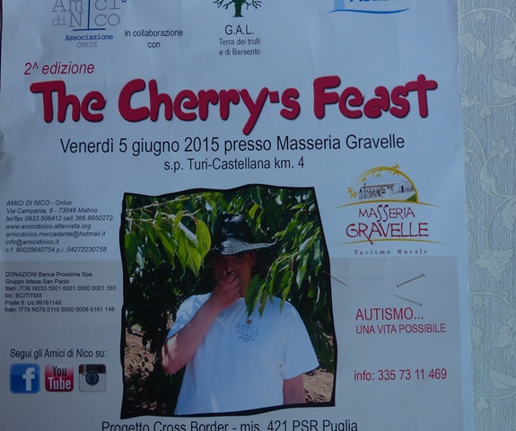 GAL Terra dei Trulli e Barsento:THE CHERRY'S FEAST 2015