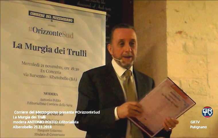 "LA MURGIA DEI TRULLI"incontro 21.11.2018 Alberobello